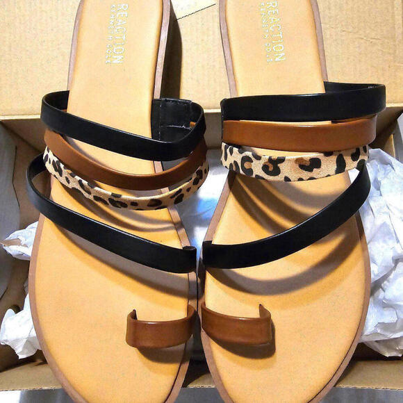 Kenneth Cole Reaction Sandals (NEW) Spring Toe Loop 10 Womens‎ - Picture 5 of 7